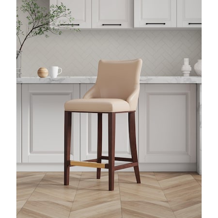 Manhattan Comfort Shubert Barstool in Tan BS019-TN